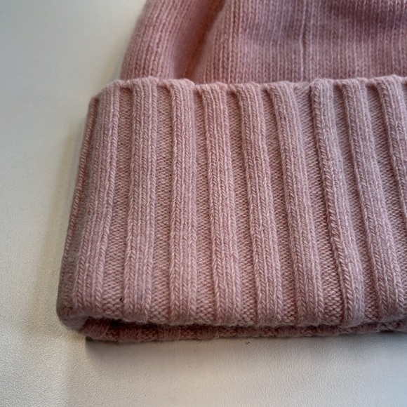 Portolano Baby Pink Cashmere Slouch Beanie, NWT! - Picture 3 of 4